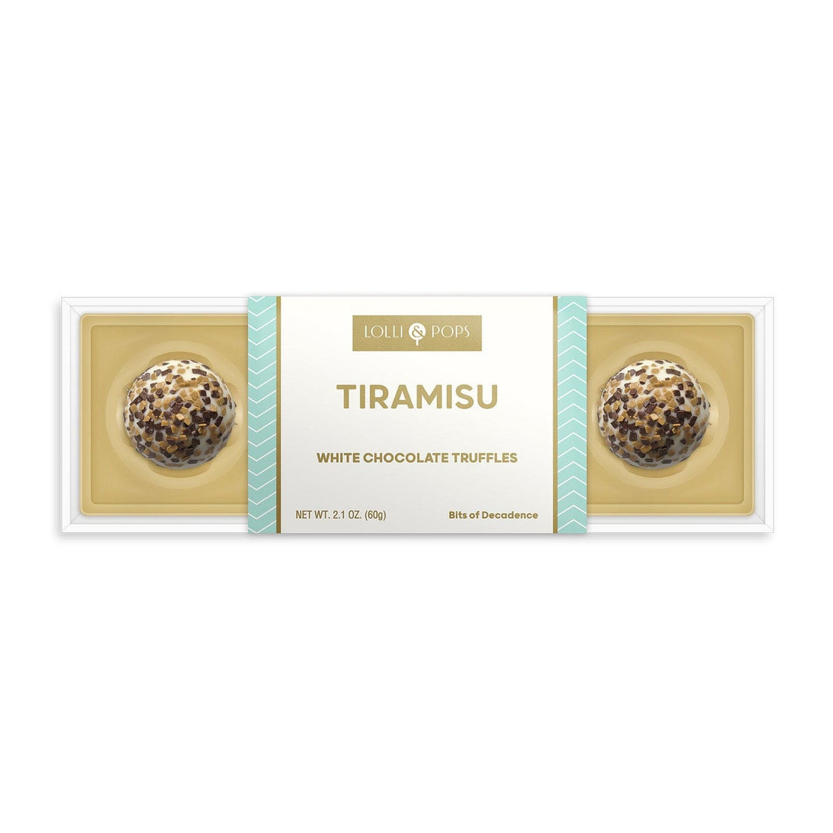 Lolli and Pops L&amp;P Collection Tiramisu White Chocolate Truffle 4 Piece