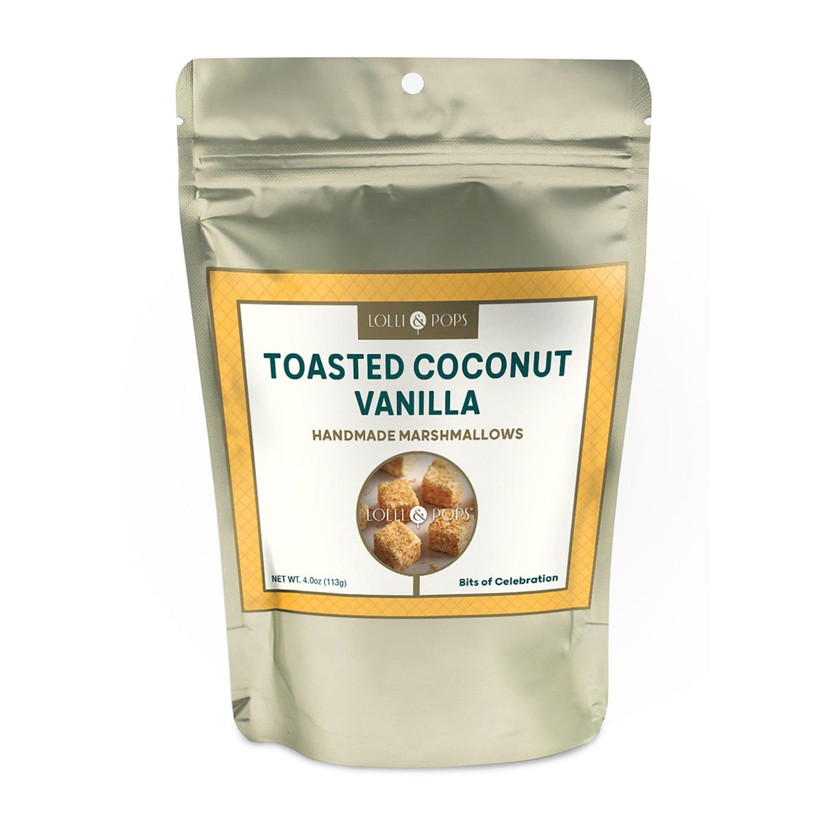 Lolli and Pops L&amp;P Collection Toasted Coconut Vanilla Marshmallows