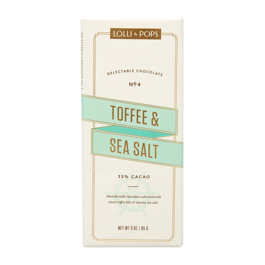 Lolli and Pops L&P Collection Toffee & Sea Salt Signature Bar