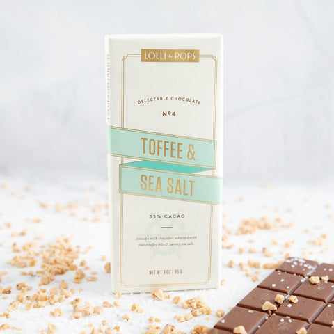 Lolli and Pops L&P Collection Toffee & Sea Salt Signature Bar