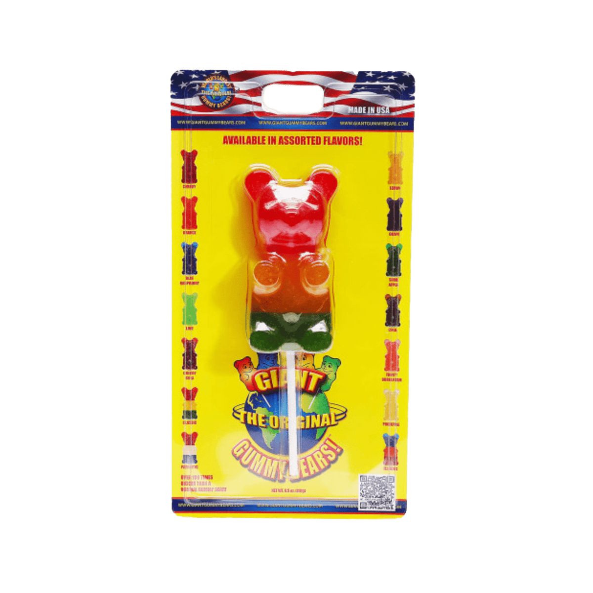 Lolli and Pops Novelty Astro Giant Gummy Bear On A Stick