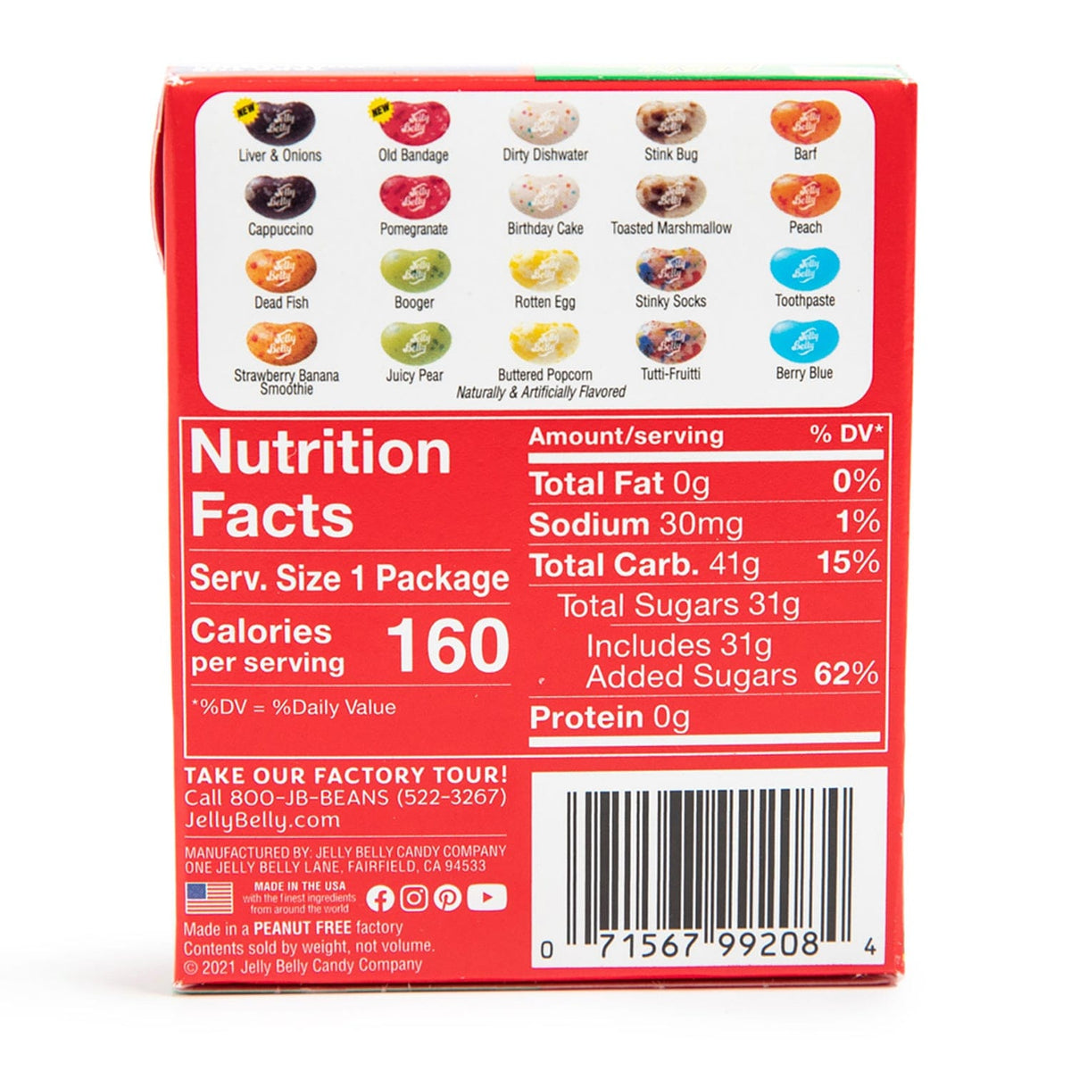 Lolli and Pops Novelty BeanBoozled Naughty or Nice Jelly Beans