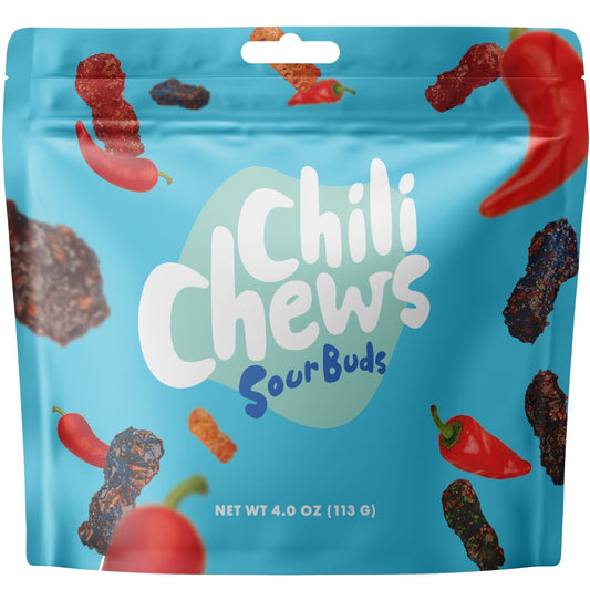 Lolli and Pops Novelty Chili Chews Sour Buds