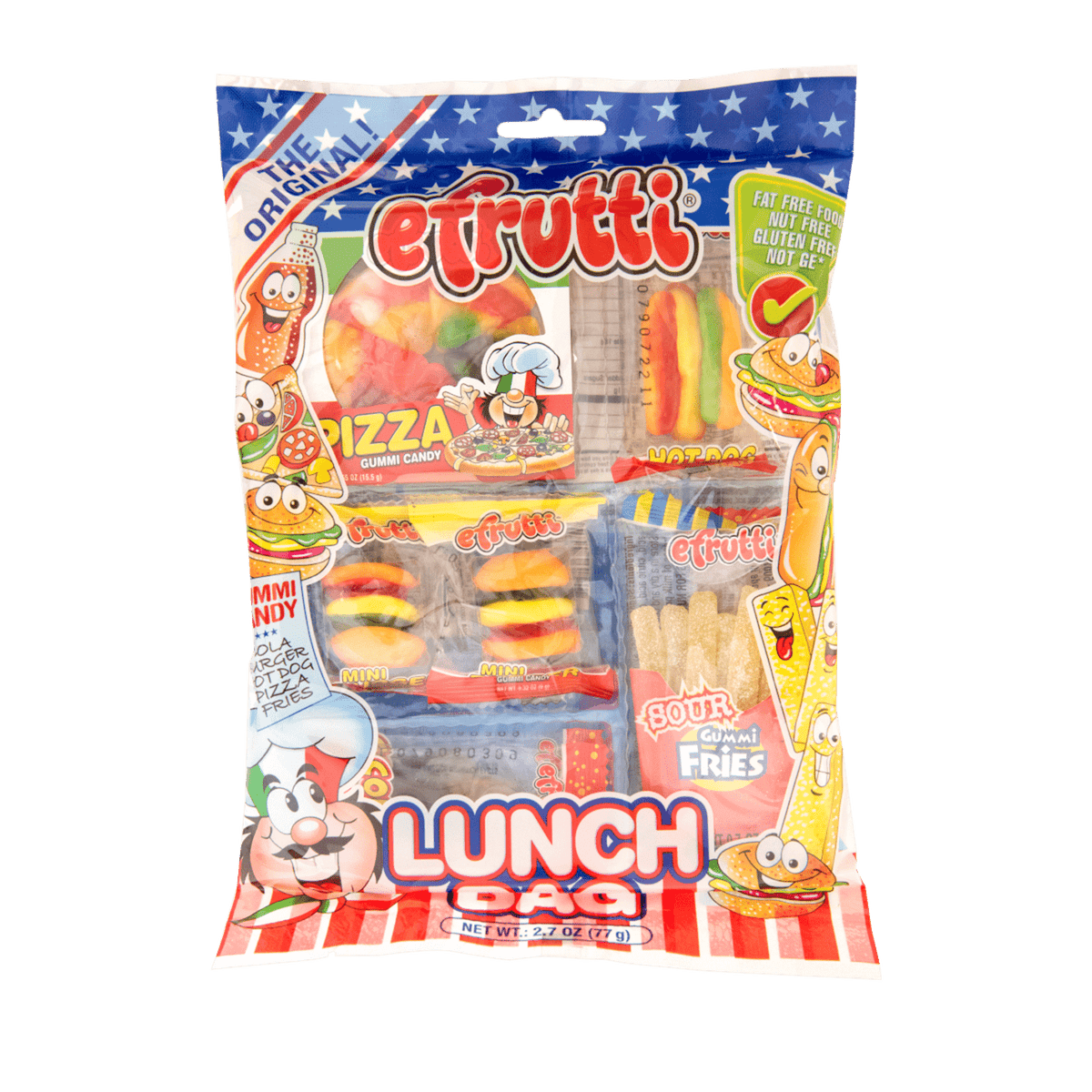 Lolli and Pops Novelty Efruitti Gummi Lunch Bag