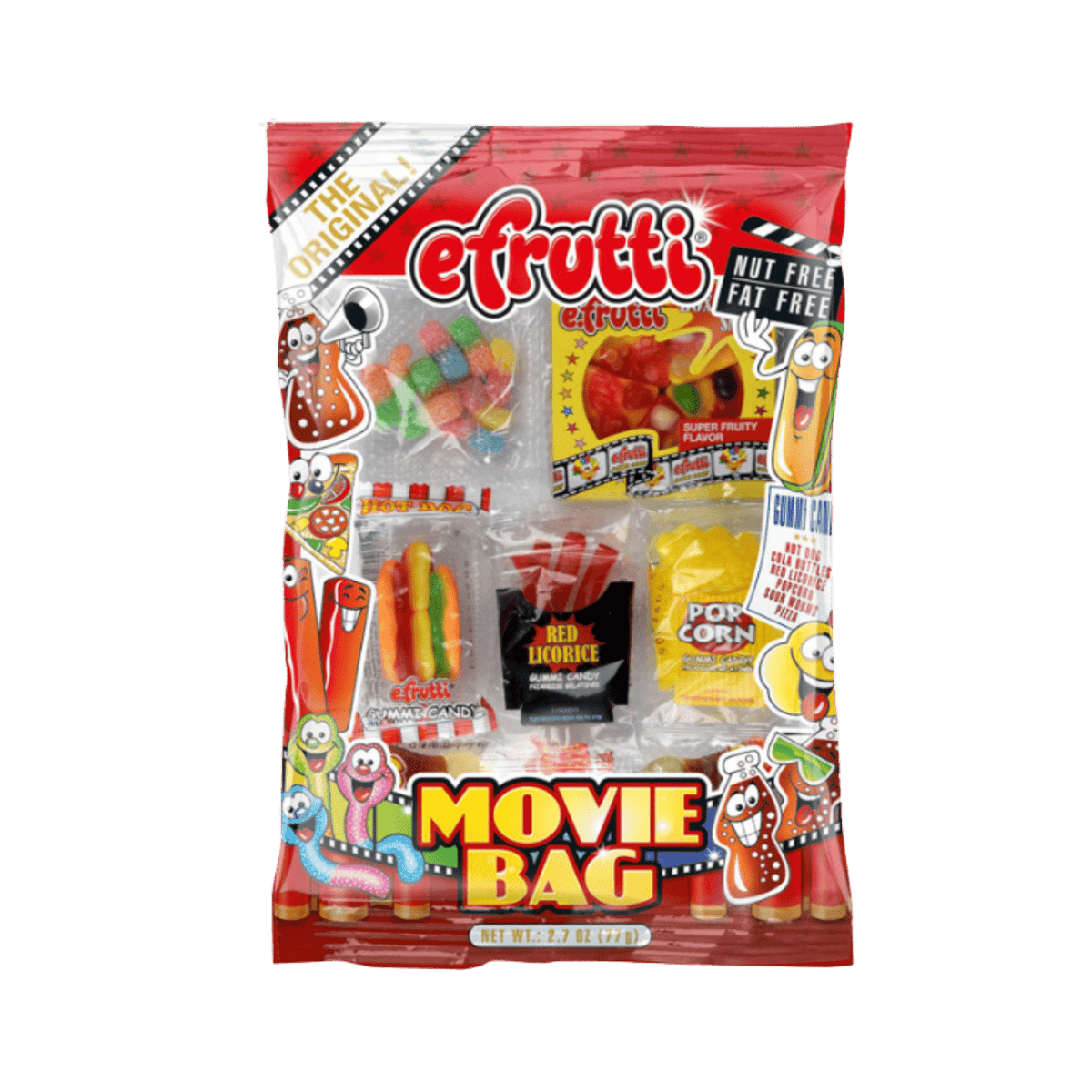 Lolli and Pops Novelty Efrutti Gummi Movie Bag
