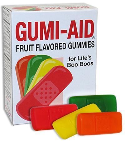 Lolli and Pops Novelty Gumi Aid Gummy Bandage Box