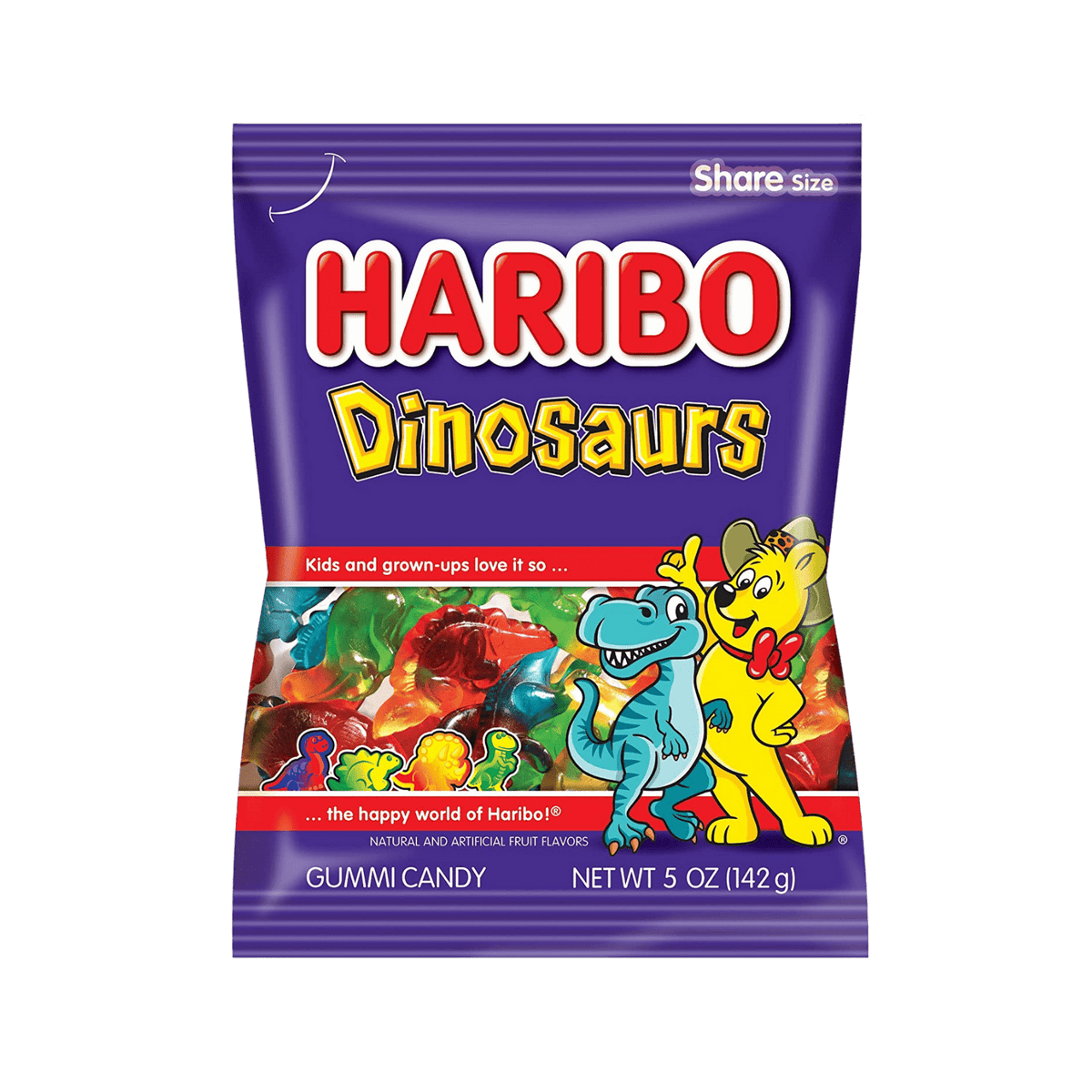Lolli and Pops Novelty Haribo Dino Bag