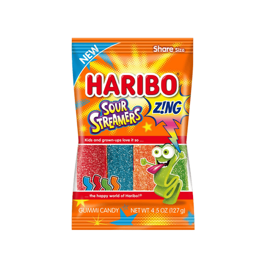 Lolli and Pops Novelty Haribo Sour Streamers