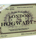 Lolli and Pops Novelty Harry Potter  Platform 9 3/4 Ticket To Hogwarts Chocolate Bar