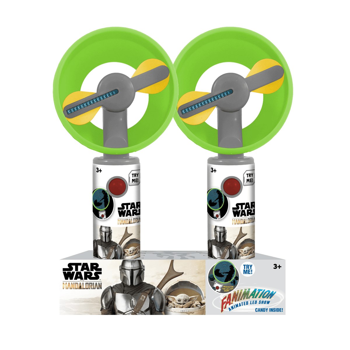 Lolli and Pops Novelty Mandalorian Character Fanimation