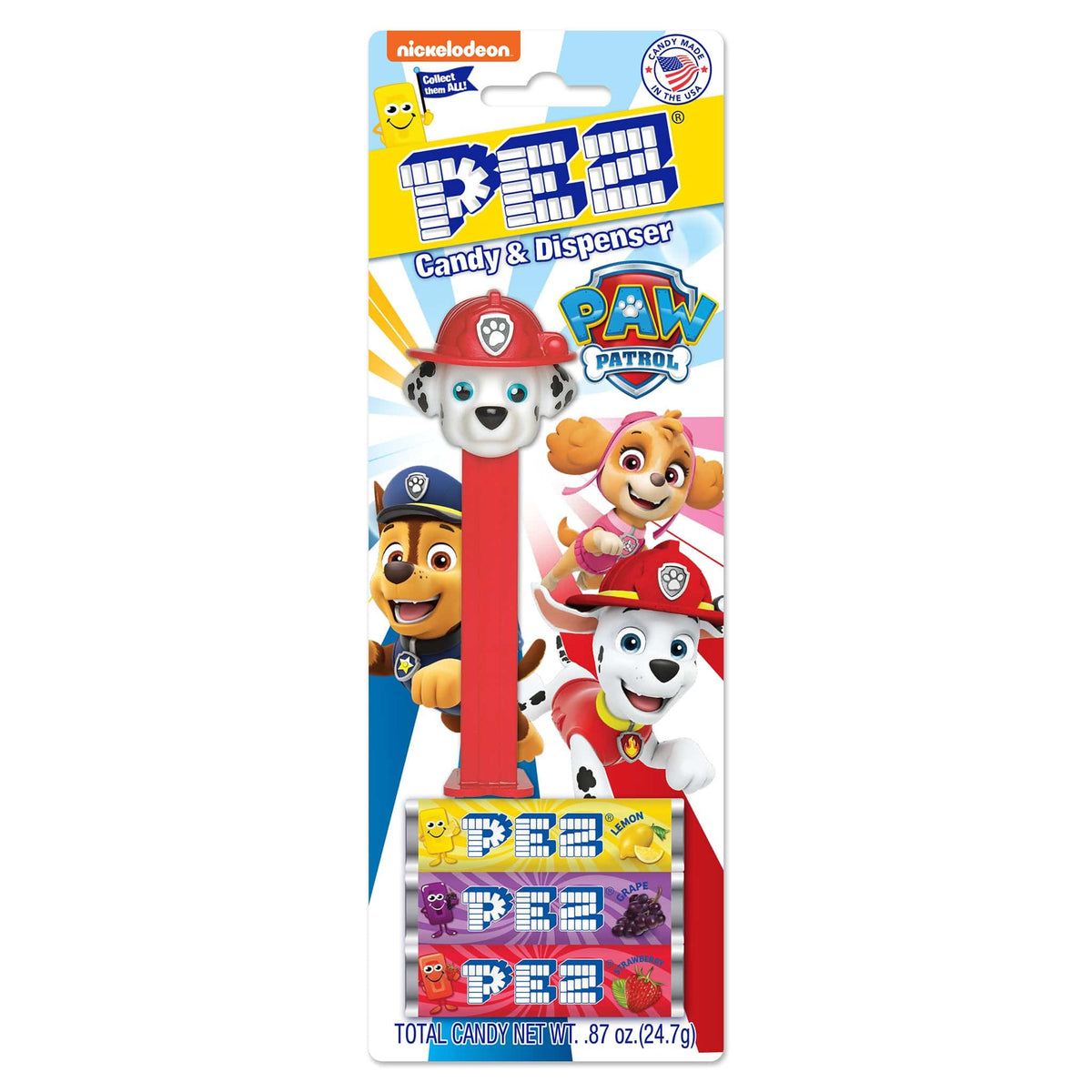 Lolli and Pops Novelty Paw Patrol Character PEZ Dispenser