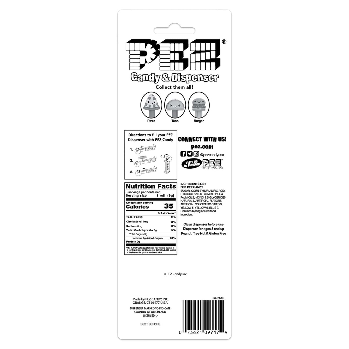 Lolli and Pops Novelty PEZ Treats Dispenser