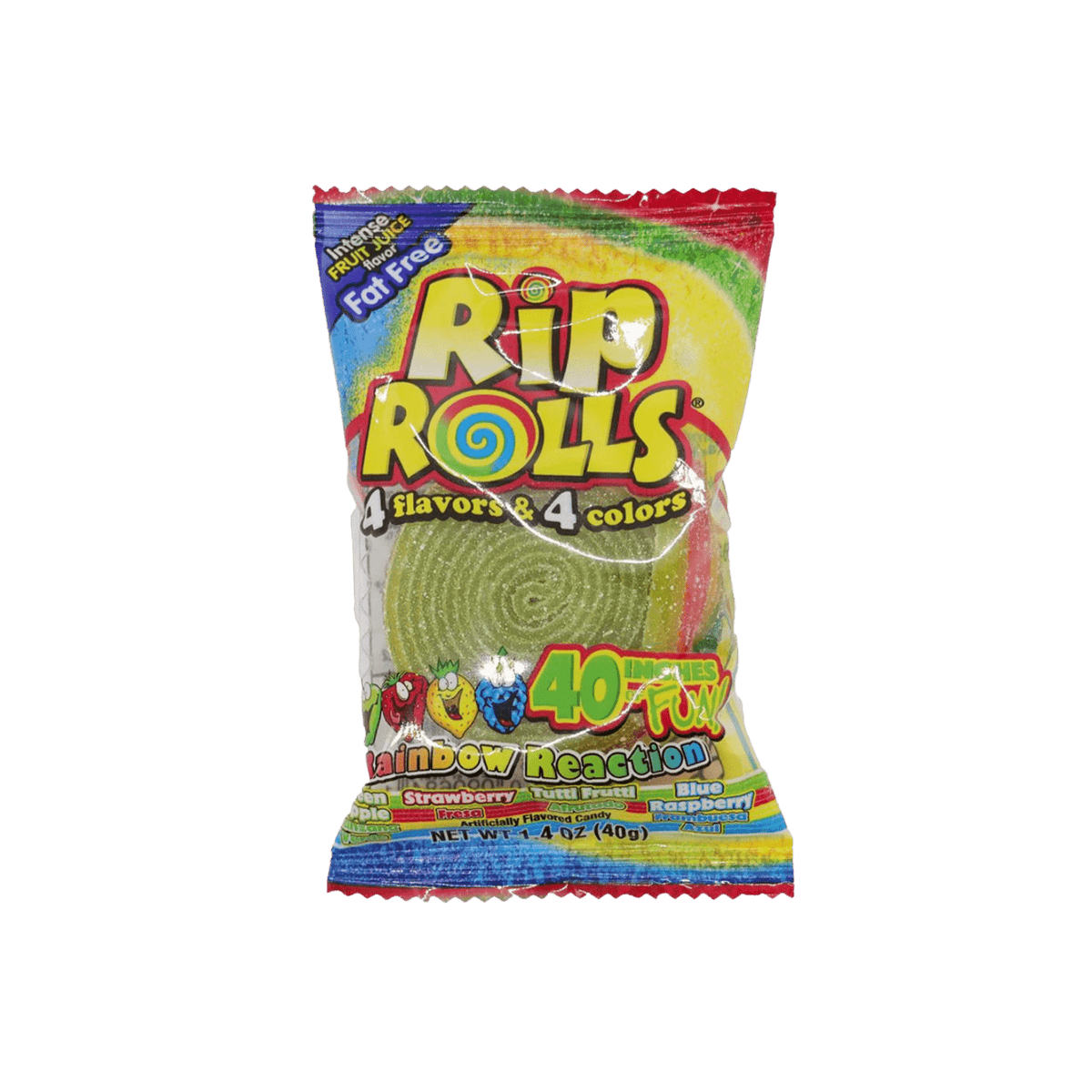 Lolli and Pops Novelty Rip Rolls Rainbow