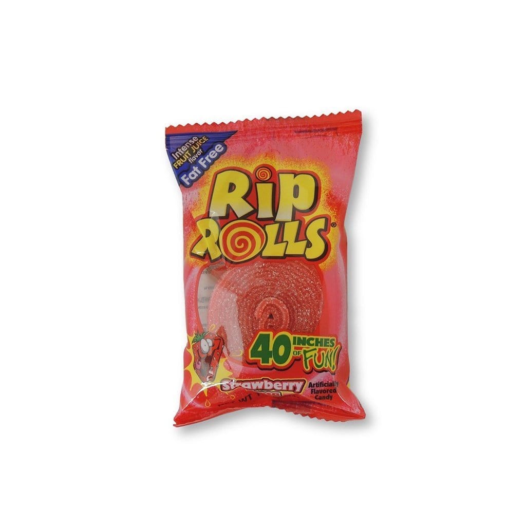 Lolli and Pops Novelty Rip Rolls Strawberry