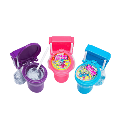 Lolli and Pops Novelty Sour Flush Candy Toilet