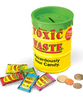 Lolli and Pops Novelty Toxic Waste Sour Candy & Bank