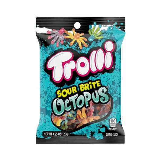 Lolli and Pops Novelty Trolli Sour Brite Octopus Peg