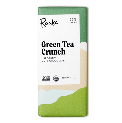 Lolli and Pops Premium Raaka Green Tea Crunch Bar
