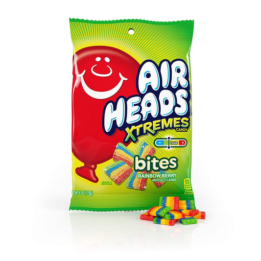 Lolli and Pops Retro Airheads Xtremes Sourfuls Rainbow Berry Bites Bag