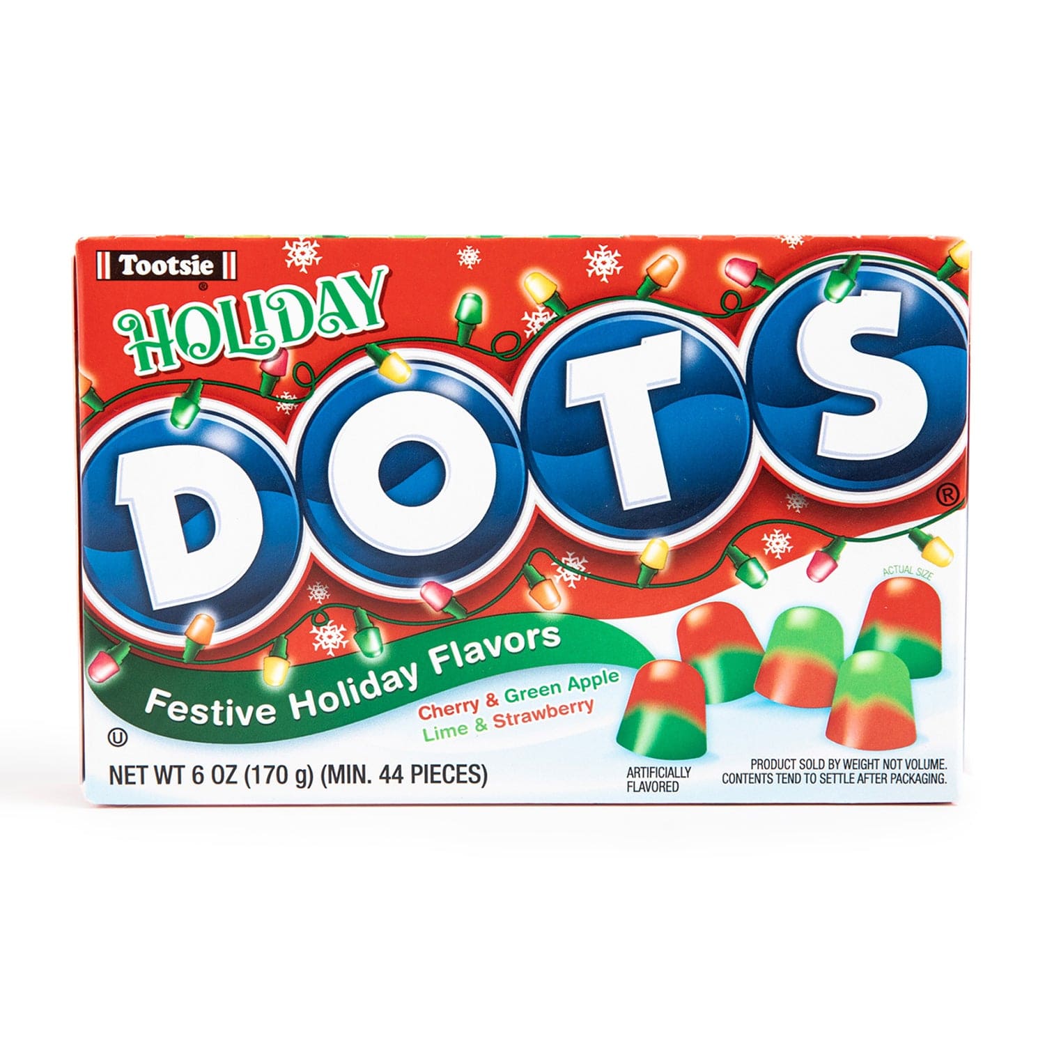 Tootsie Dots All Reds Gummy Candy 6.5 oz, Peanut Free, Gluten Free