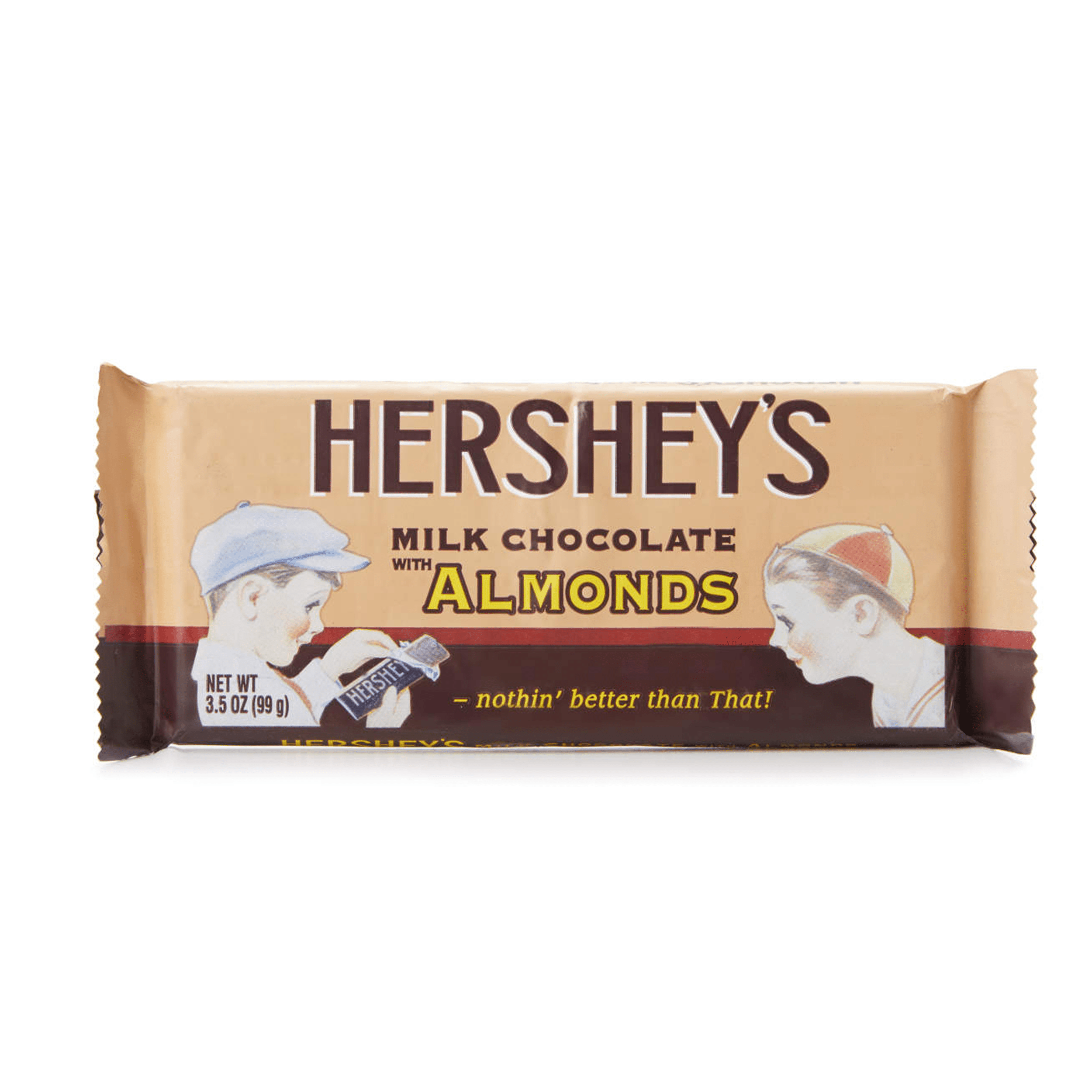 Hershey Vintage Milk Chocolate Almond Bar Lolli and Pops
