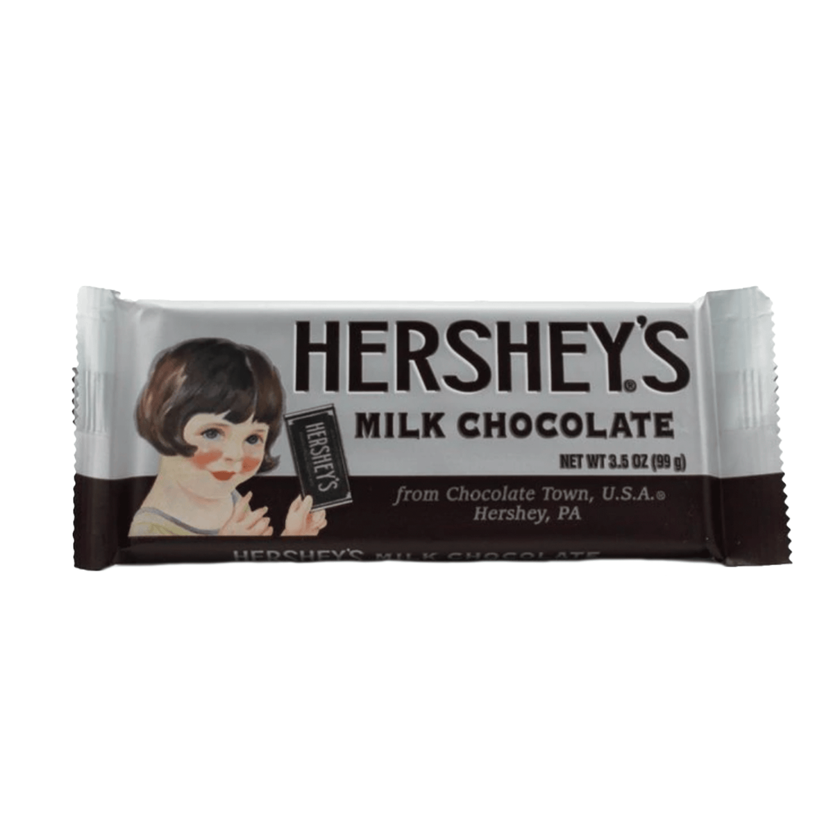 Lolli and Pops Retro Hershey Vintage Milk Chocolate Bar