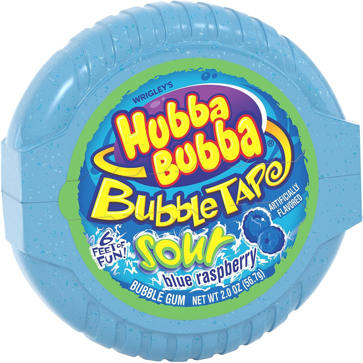 Lolli and Pops Retro Hubba Bubba Tape Sour Blue Raspberry
