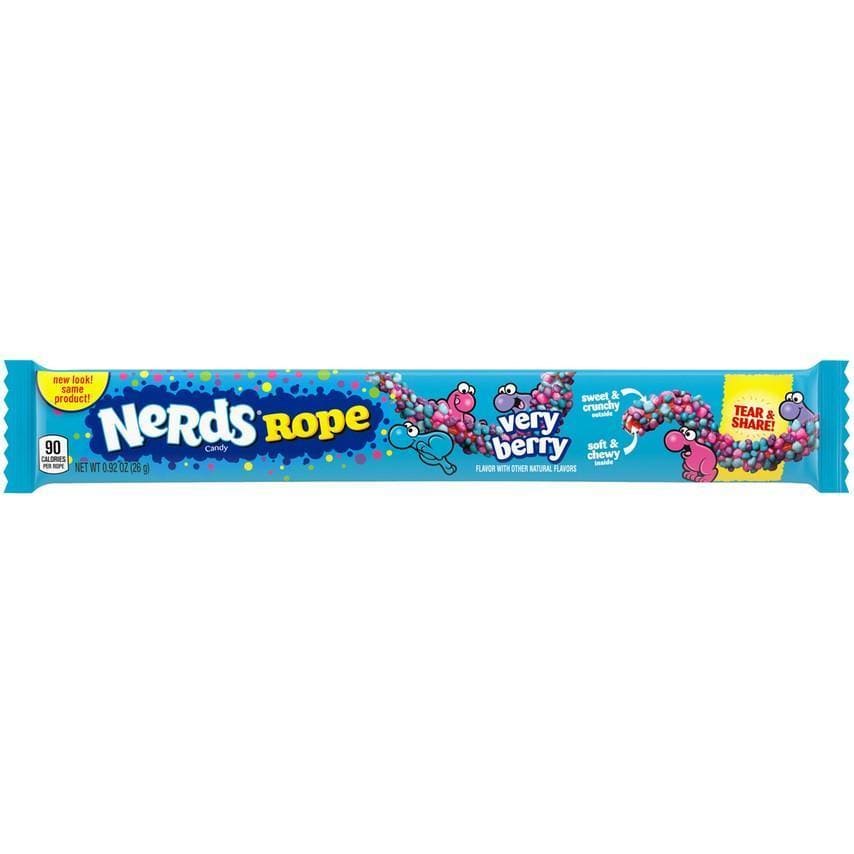 NERDS Rope Very Berry Candy 0.92 oz. Wrapper