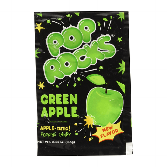 Lolli and Pops Retro Pop Rocks - Green Apple