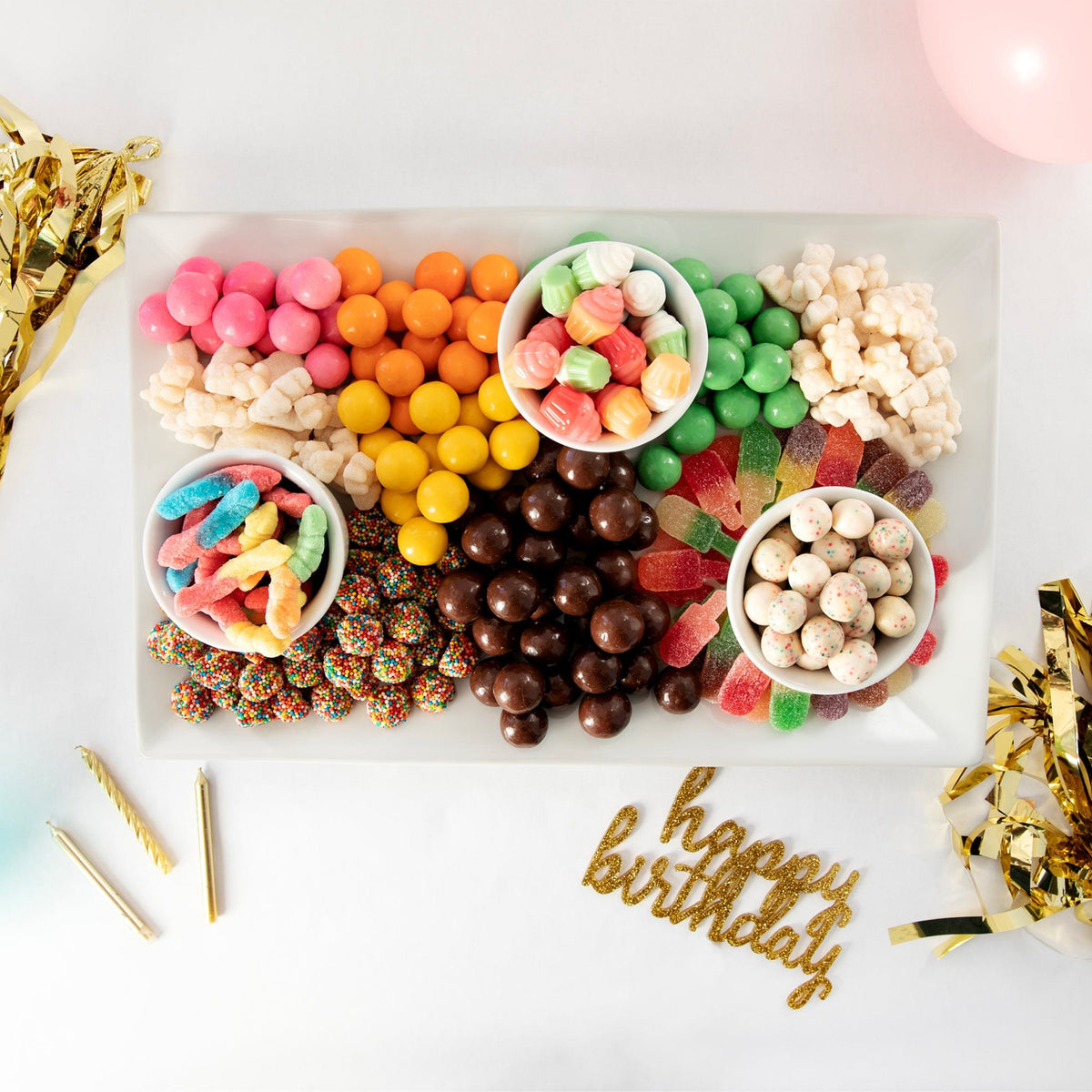 Lolli &amp; Pops Bulk Birthday Everyday Candy Charcuterie Kit