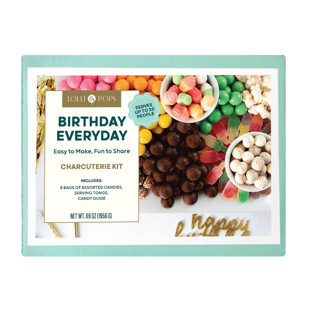 Lolli &amp; Pops Bulk Birthday Everyday Candy Charcuterie Kit