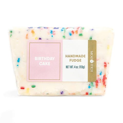 Lolli & Pops Case Birthday Cake Fudge