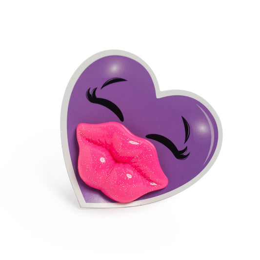 Lolli & Pops Classic Kissy Lips Glitter Lollipops