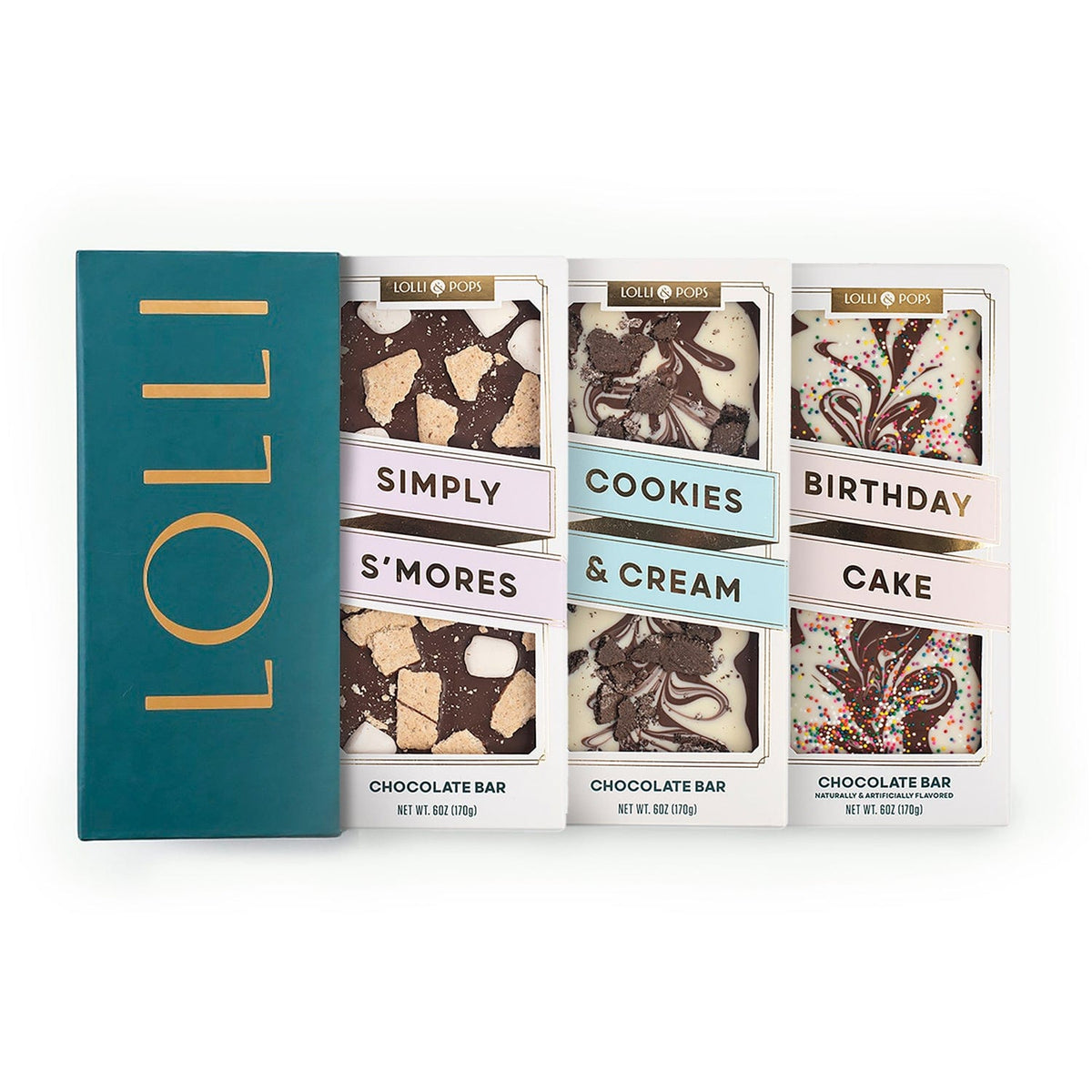 Lolli &amp; Pops Gift Boxes Sweet Favorites Topp&#39;d Bar Gift Set