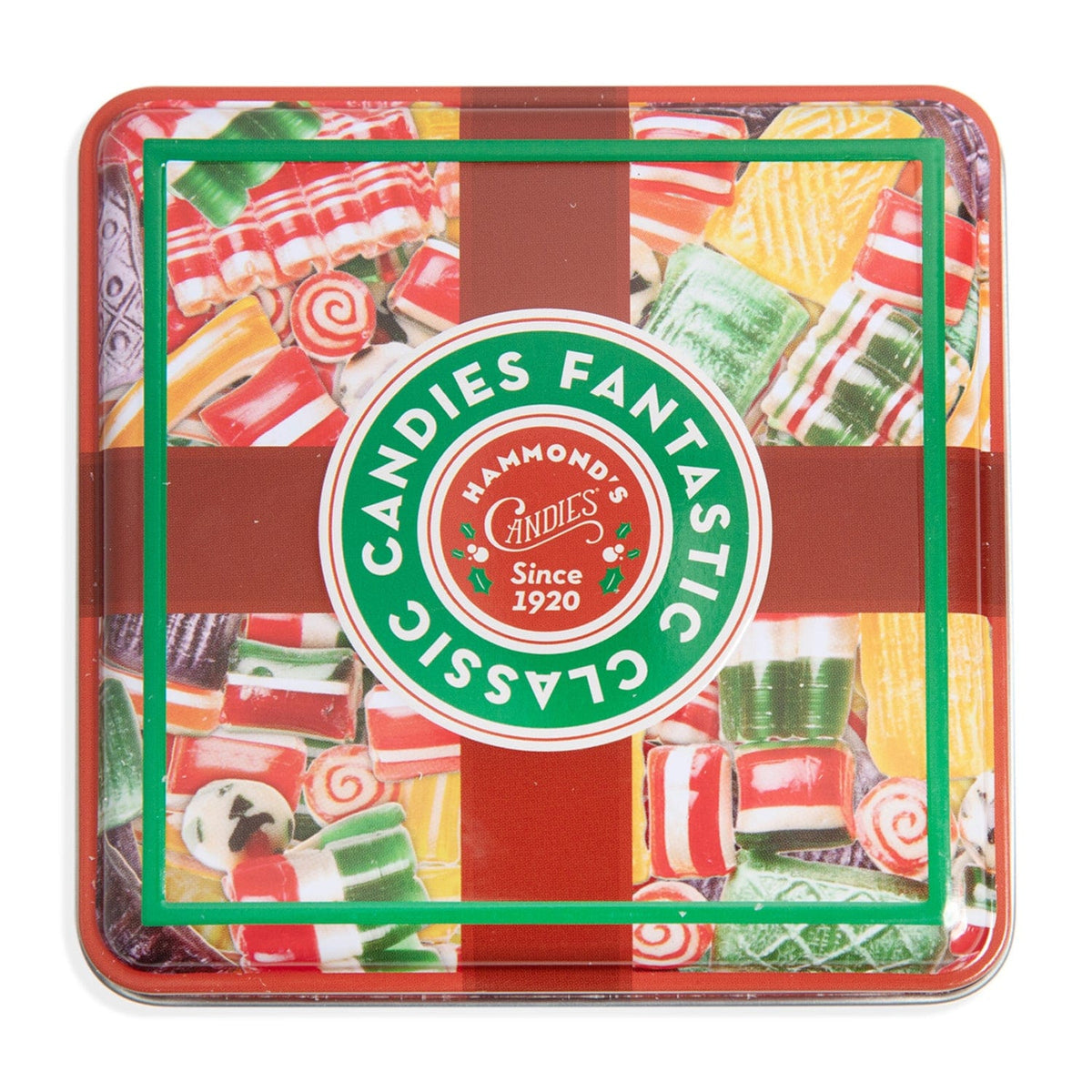 Lolli &amp; Pops Gourmet Hammonds Holiday Candy Tin