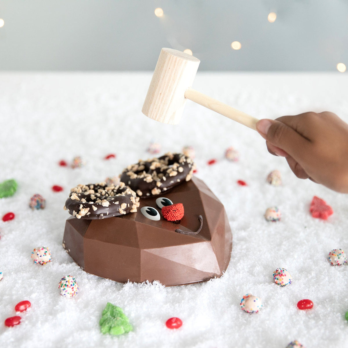 Lolli &amp; Pops L&amp;P Collection Chocolate Holiday Smash Reindeer
