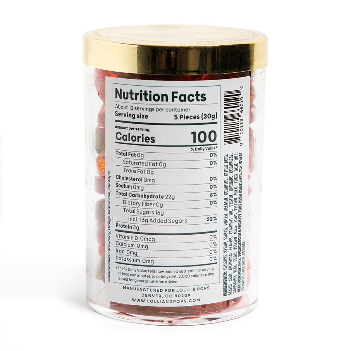 Lolli &amp; Pops L&amp;P Collection Cocktail Hour Gummy Tube