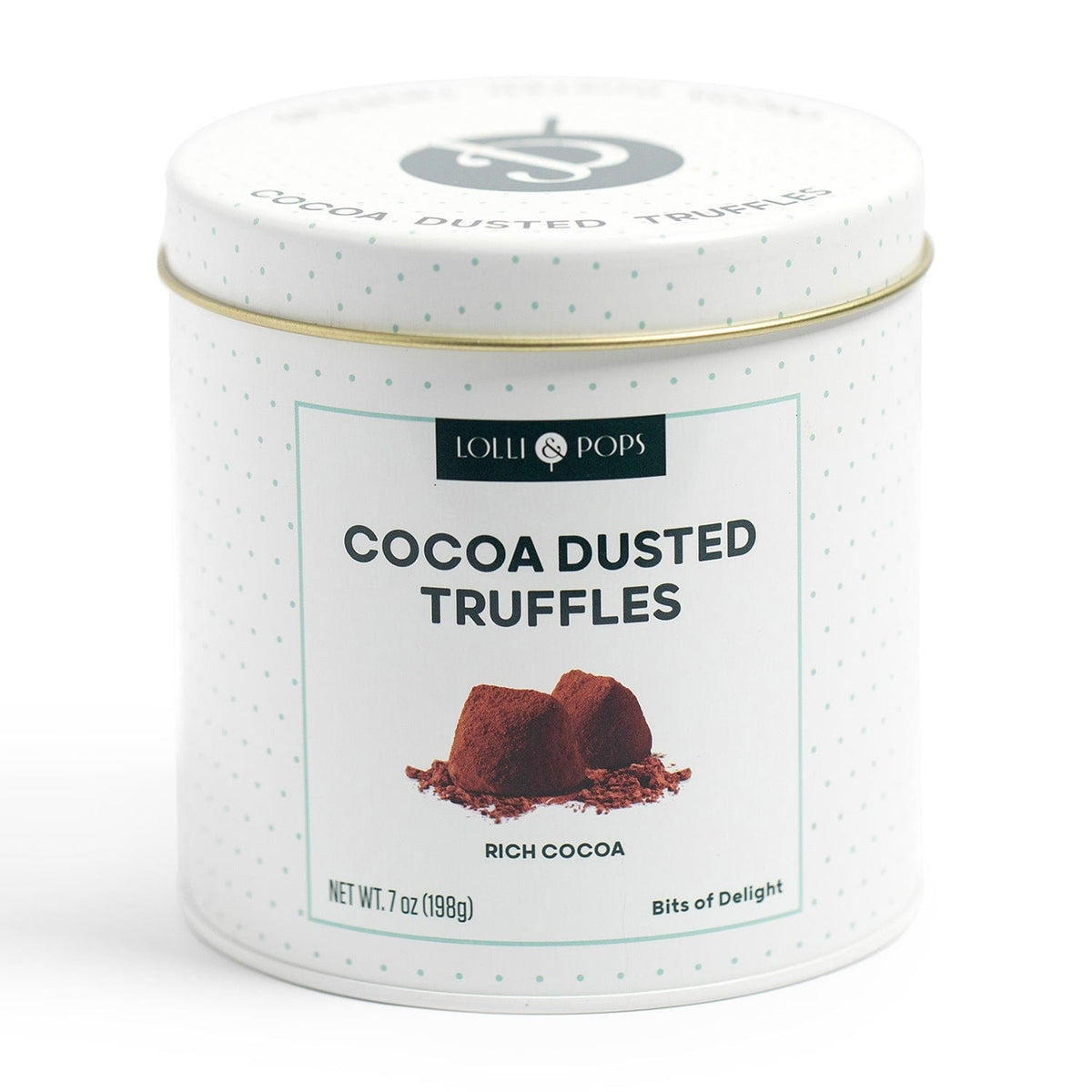 Lolli &amp; Pops L&amp;P Collection Cocoa Dusted Truffle Tin