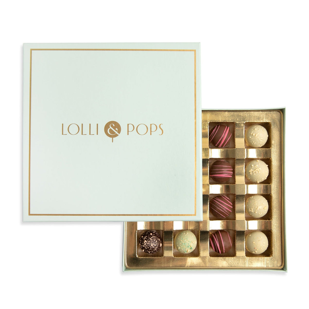 Lolli &amp; Pops L&amp;P Collection Floral Fruity Favorites 16 Piece Truffle Collection
