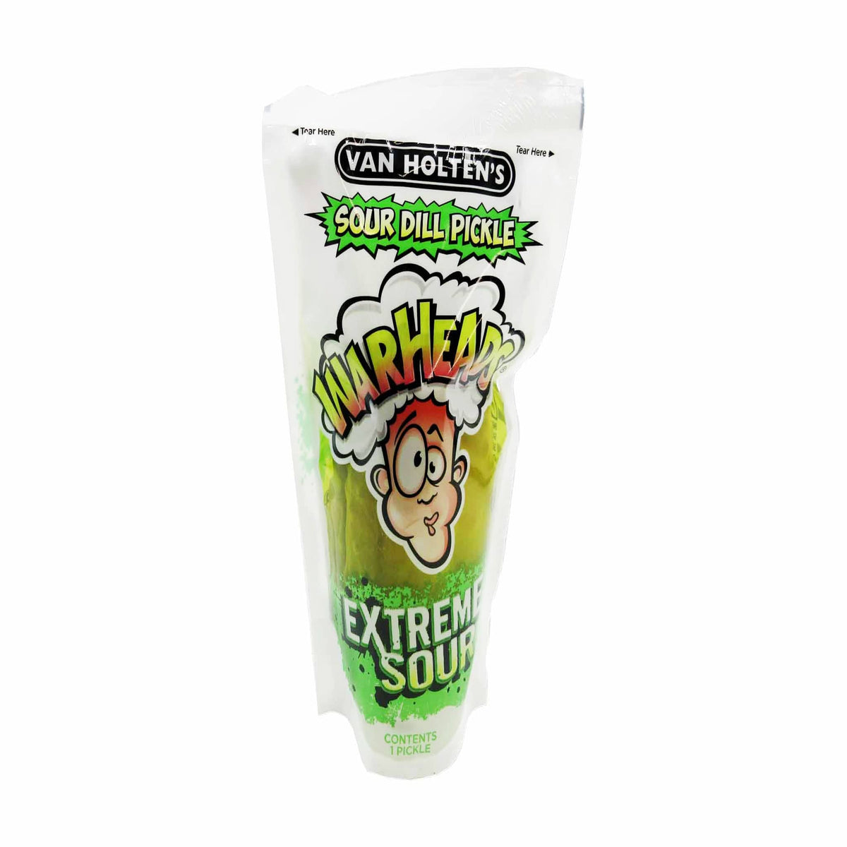 Lolli &amp; Pops Novelty Warheads Extreme Sour Pickle