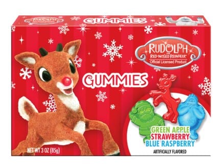 Lolli &amp; Pops Retro Rudolph Gummies Theater Box