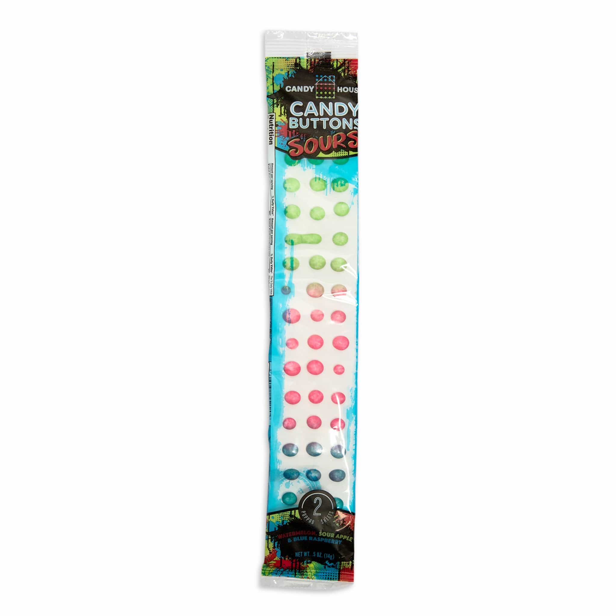 Candy House Sour Candy Buttons 0.5 oz. 