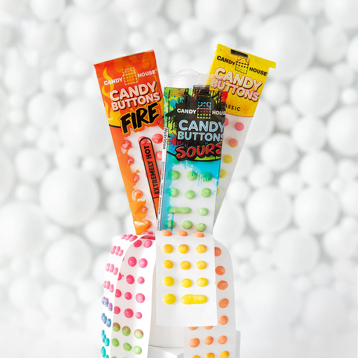 Lolli &amp; Pops Retro Spicy Hot Candy Buttons